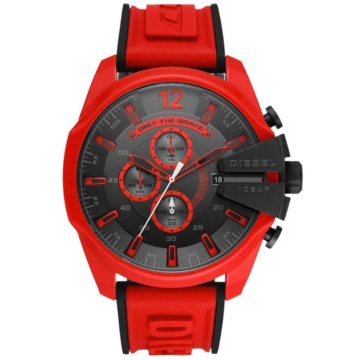 Diesel DZ4526 Men's Chronograph Mega Chief Red Watch