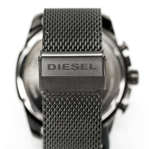 Diesel DZ4527 Men's Chronograph  Mega Chief Gunmetal Mesh Watch