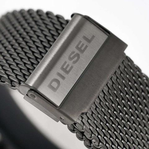 Diesel DZ4527 Men's Chronograph  Mega Chief Gunmetal Mesh Watch