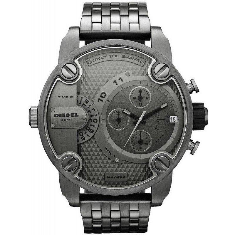 Orologio cronografo da uomo Diesel DZ7263 Little Daddy Gun Metal