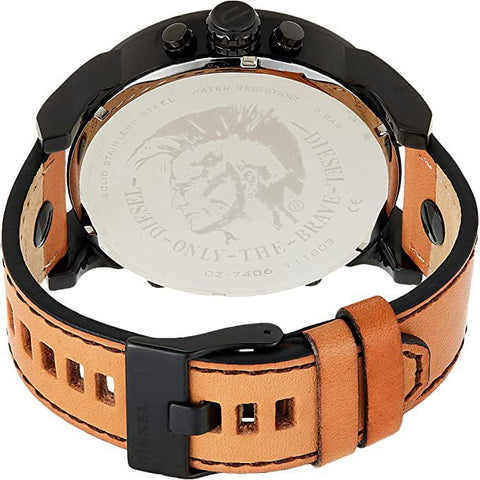 Orologio cronografo da uomo Diesel DZ7406 Mr Daddy 2.0 marrone