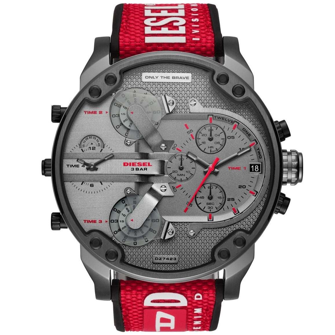 Diesel DZ7423 Men's Chronograph Mr Daddy 2.0 Red Watch