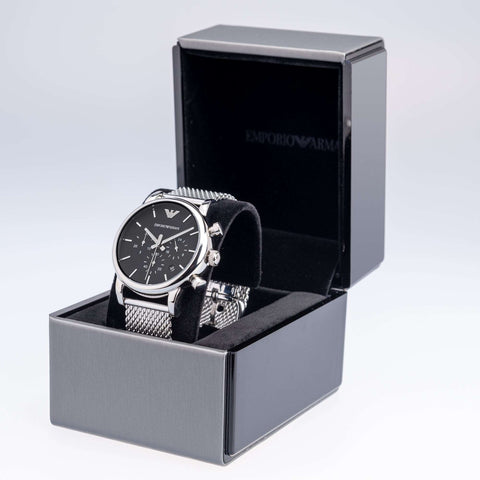 Emporio Armani AR1811 Men's Black Chronograph Watch