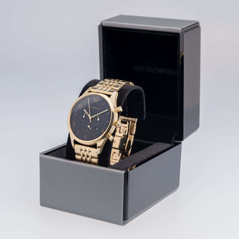 Emporio Armani AR1893 Men's Gold Chronograph Watch