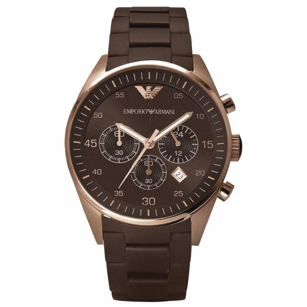 Emporio Armani AR5890 Men's Brown Chronograph Watch