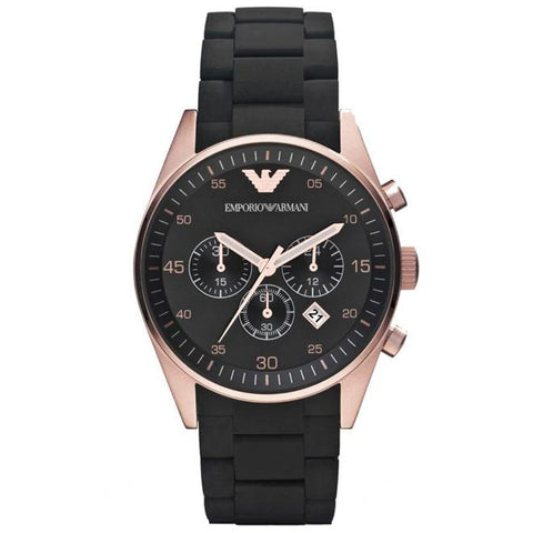 Emporio Armani AR5905 Men's Rose Gold Chronograph Watch