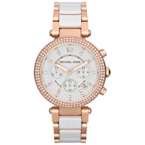 Michael Kors MK5774 Ladies Parker Rose Gold Chronograph Watch