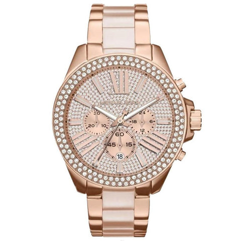 Orologio cronografo Michael Kors MK6096 Ladies Wren in oro rosa