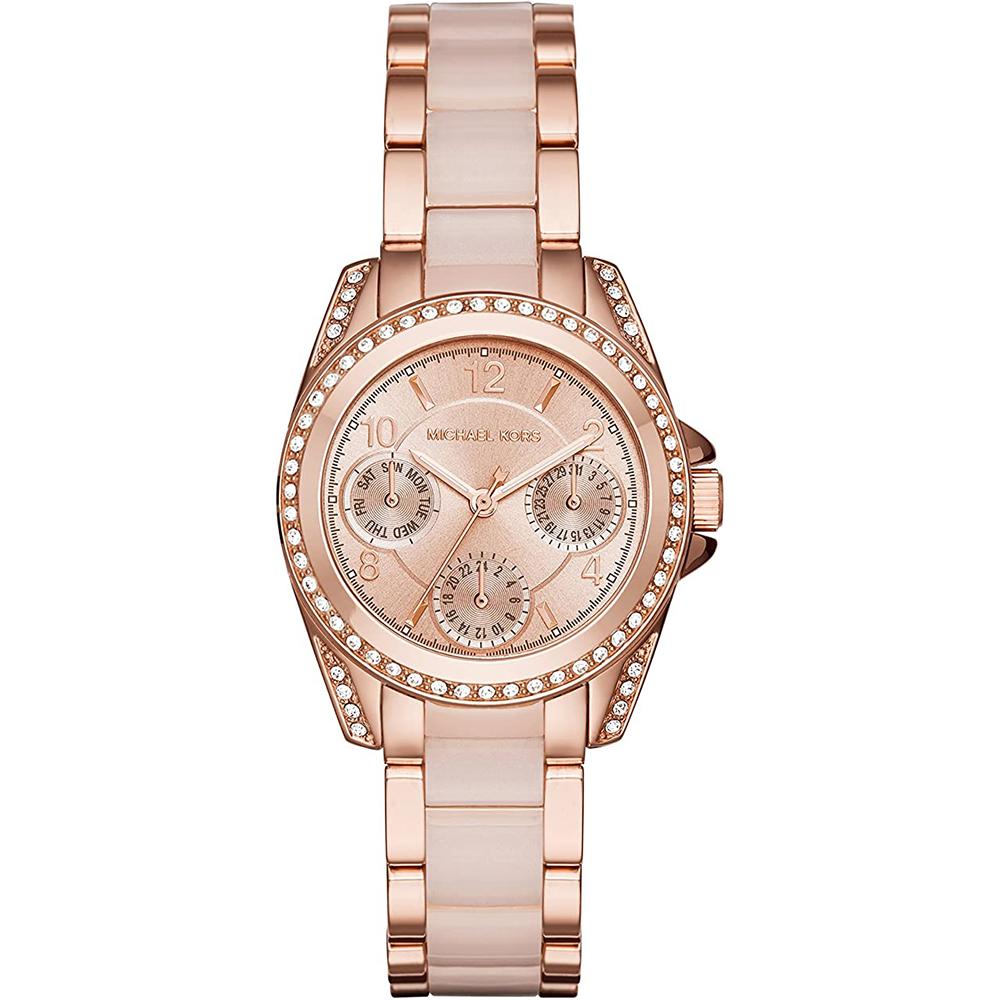 Michael Kors MK6175 Damen-Armbanduhr Mini Blair in Roségold