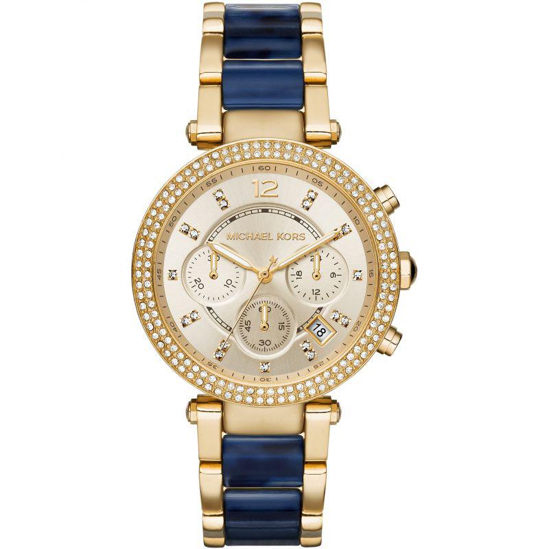 Orologio Michael Kors MK6238 da donna Parker bicolore blu