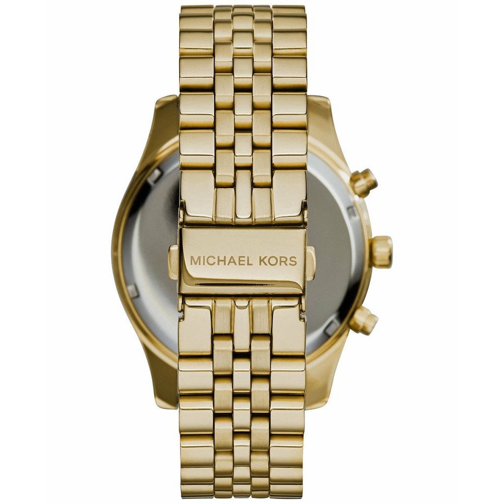 Michael Kors MK8286 Men's Lexington Gold Tone Chronograph Watch