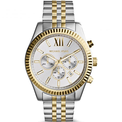 Michael Kors MK8344 Men's Lexington Chronograph Two Tone Watch