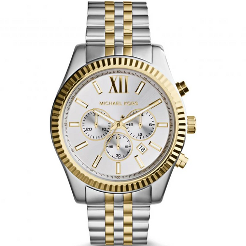 Michael Kors MK8344 Men's Lexington Chronograph Two Tone Watch