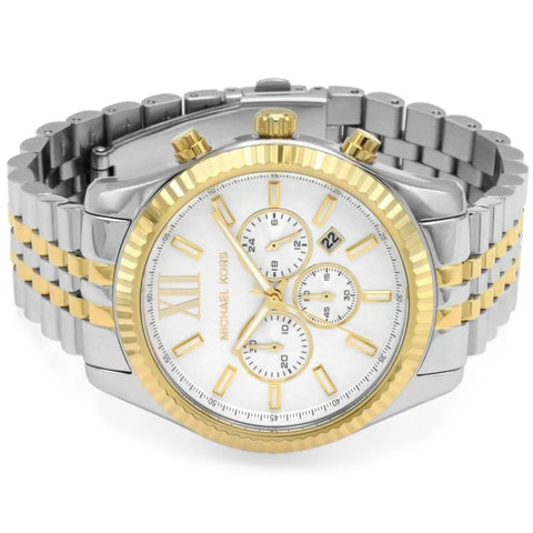 Michael Kors MK8344 Men's Lexington Chronograph Two Tone Watch