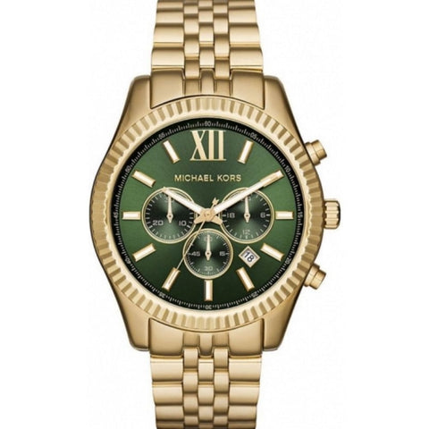 Orologio cronografo Michael Kors MK8446 da uomo Lexington in oro verde