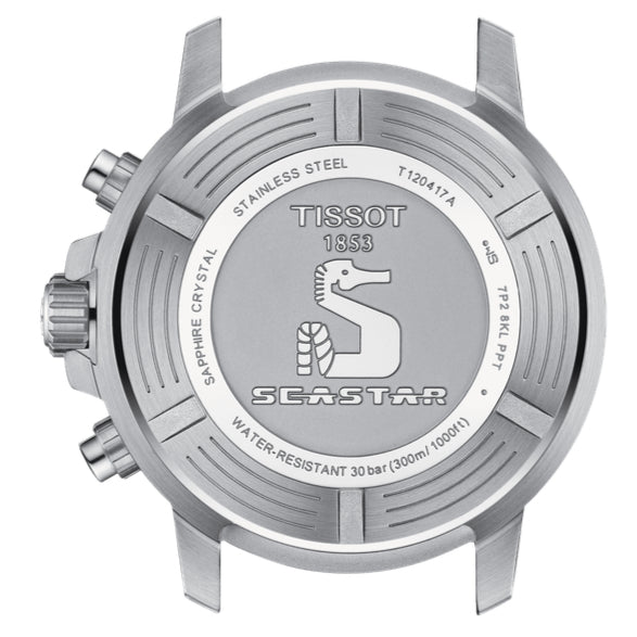 Tissot Seastar 1000 Chrono Herrenuhr in Schwarz T1204171708101