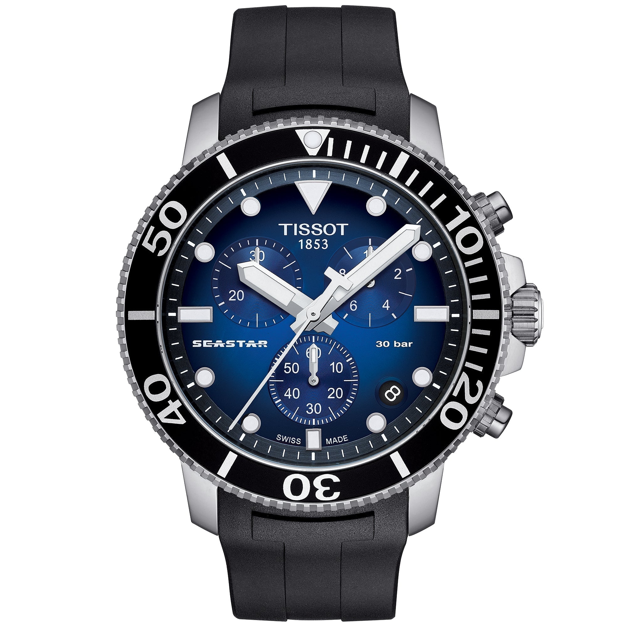 Tissot Seastar 1000 Chronograph Men's Blue Watch T1204171704100