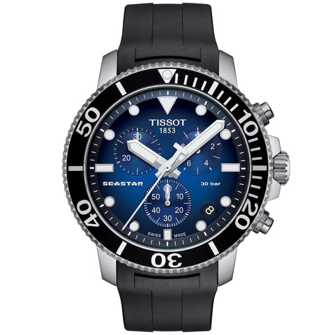 Tissot Seastar 1000 Chronograph Herrenuhr Blau T1204171704100 