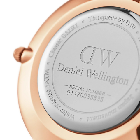 Daniel Wellington Petite Durham Damen-Armbanduhr in Weiß DW00100228