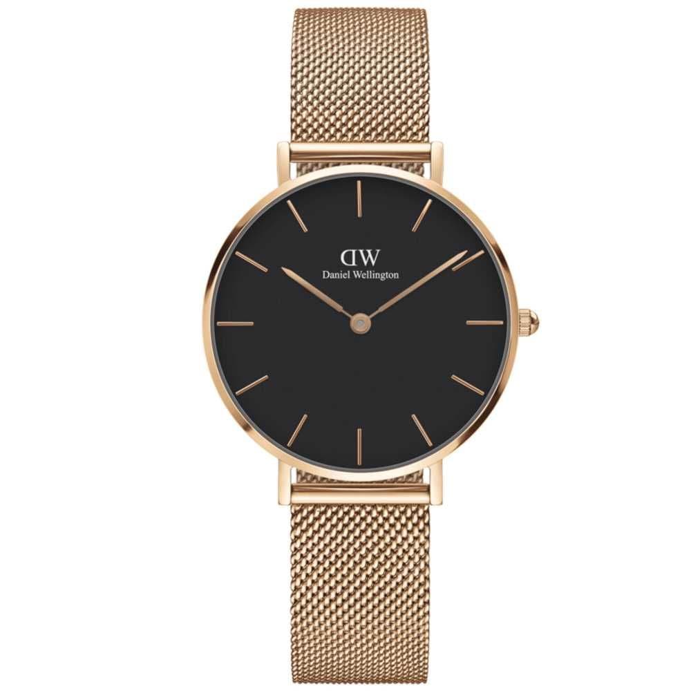 Daniel Wellington Ladies Rose Gold Petite Melrose Watch DW00100161