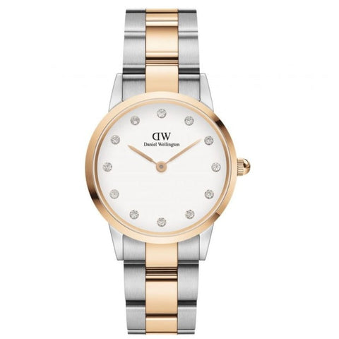 Orologio Daniel Wellington Iconic Link Lumine bicolore da donna DW00100359