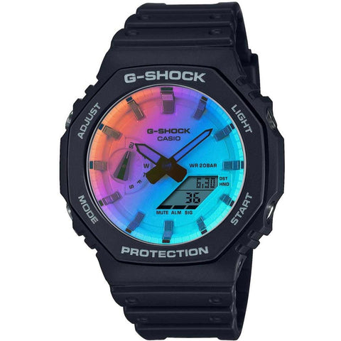 Orologio Casio G-Shock da uomo nero GA-2100SR-1AER 