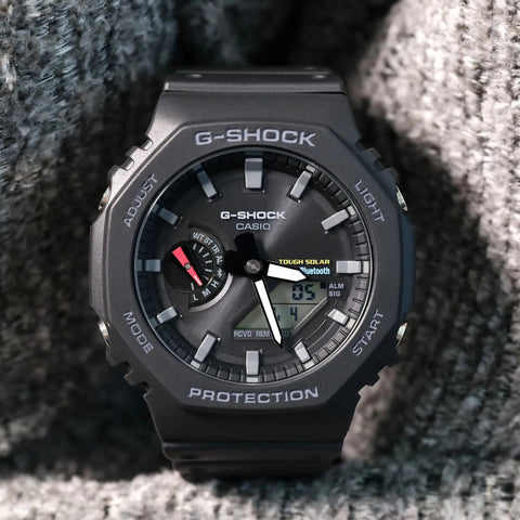 Casio G-Shock Herren-Armbanduhr GA-B2100-1AER, schwarz 