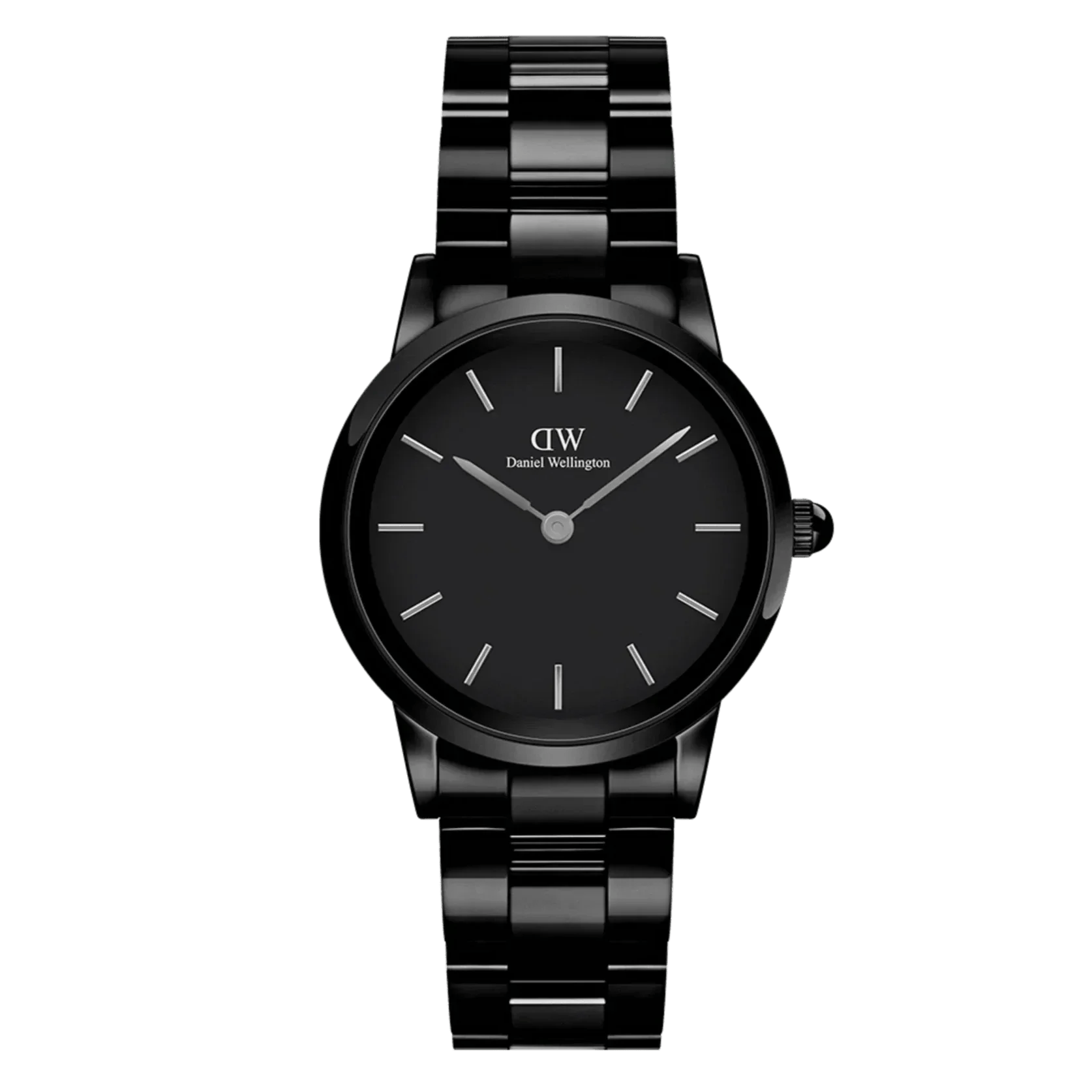 Orologio Daniel Wellington da donna in ceramica nera Iconic Link DW00100414