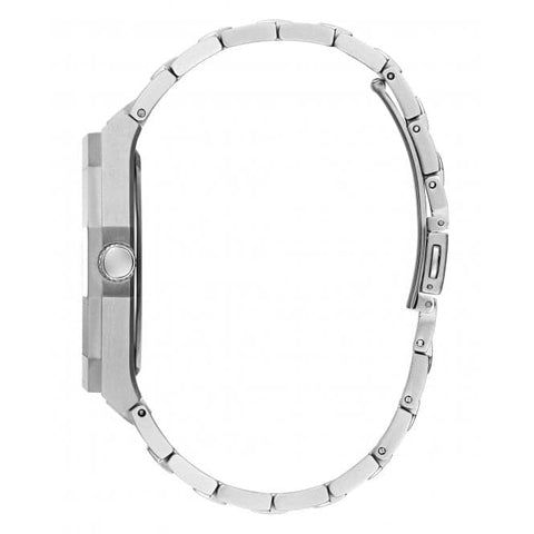 Guess Herren-Armbanduhr Asset aus Edelstahl, Silber, GW0575G1