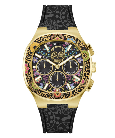 Orologio da uomo Guess Catrin in silicone color oro GW0784G1