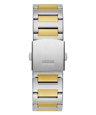 Guess Herren-Armbanduhr Jet aus silberfarbenem Edelstahl GW0795G1