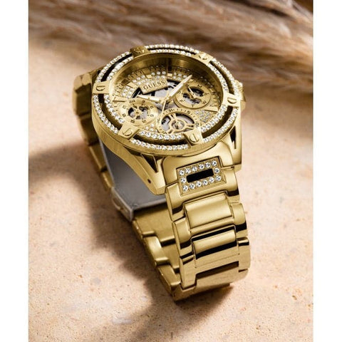 Orologio Guess Gents King in acciaio inossidabile color oro GW0497G2