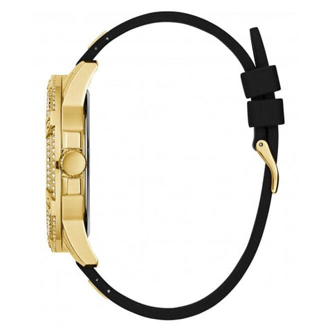 Guess Herren-Armbanduhr King aus Edelstahl und Gold, GW0537G2