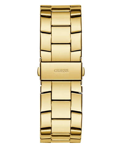 Guess Herren-Armbanduhr Majestic aus goldfarbenem Edelstahl GW0796G2