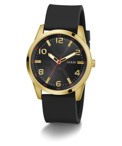 Guess Gents Monte Gold Tone Silicone Watch GW0805G2