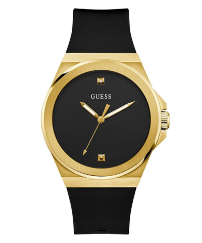 Orologio Guess da uomo in vinile color oro e silicone GW0790G1