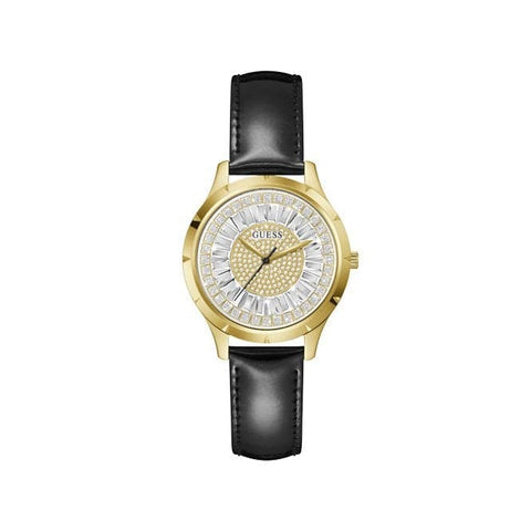 Guess Glamour Damen Trend Gold Edelstahl Uhr GW0299L2