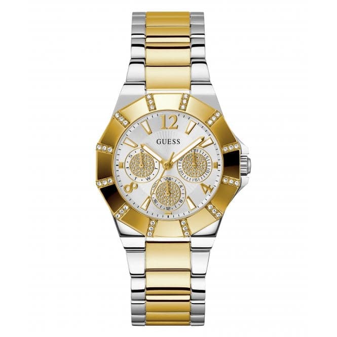 Guess Ladies Sunray 2-Tone Watch GW0616L2