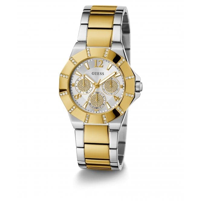 Guess Ladies Sunray 2-Tone Watch GW0616L2