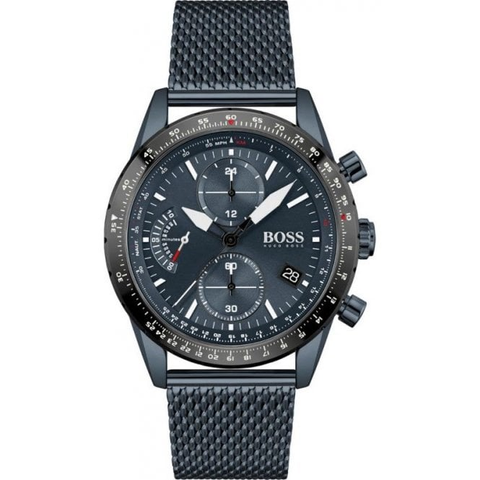 Hugo Boss Herren-Chronograph, blaue Piloten-Edition, 1513887