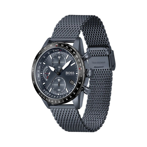 Hugo Boss Herren-Chronograph, blaue Piloten-Edition, 1513887