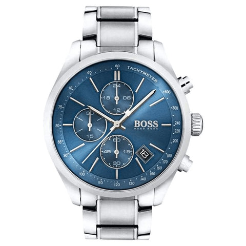 Hugo Boss Herrenuhr Chronograph Grand Prix Blau HB1513478