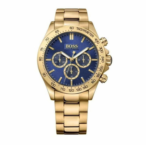 Hugo Boss Men's Watch Chronograph Ikon Yellow Gold HB1513340