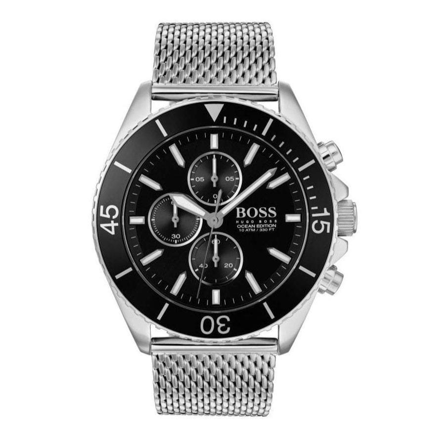 Hugo Boss Herrenuhr Chronograph Ocean Edition Schwarz HB1513701