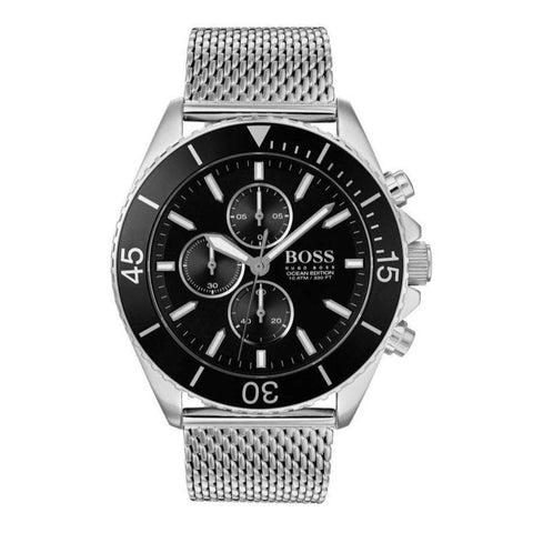 Hugo Boss Men's Watch Chronograph Ocean Edition Black HB1513701