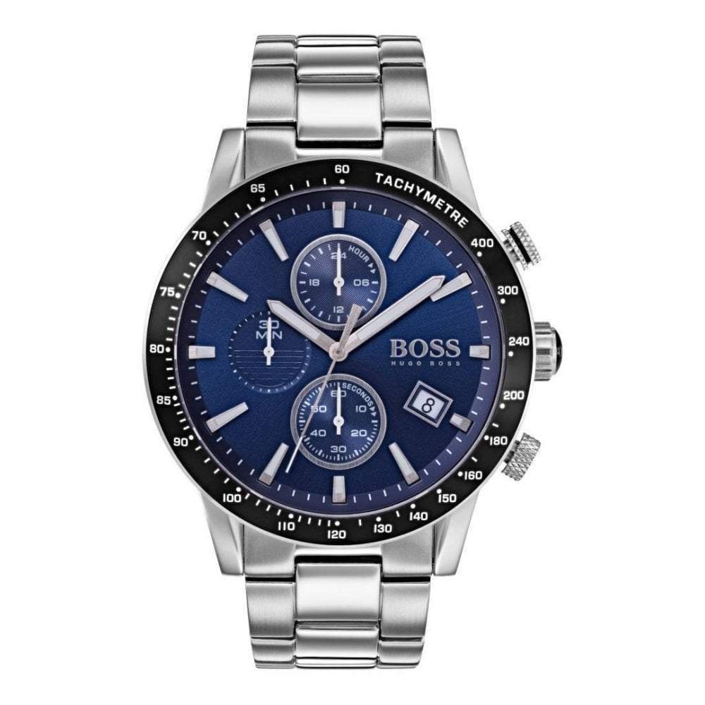 Hugo Boss Herrenuhr Chronograph Rafale Blau HB1513510