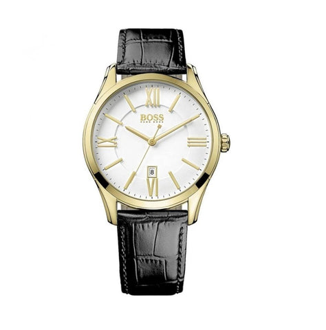 Hugo Boss Watch Classic Gold Plate White HB1513020