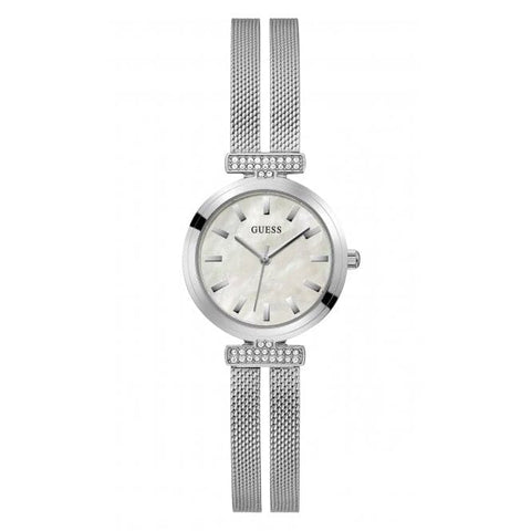 Ladies Array Stainless Steel Mesh Silver Watch GW0471L1