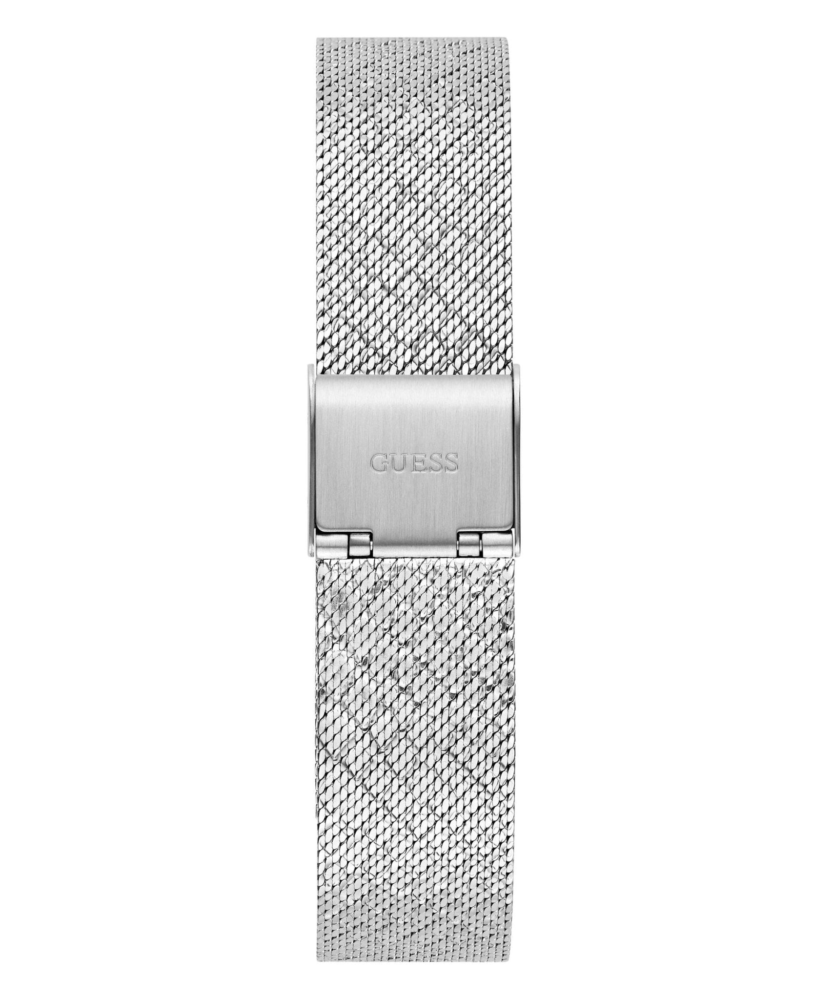 Ladies Boa Silver Tone Mesh Watch GW0748L1