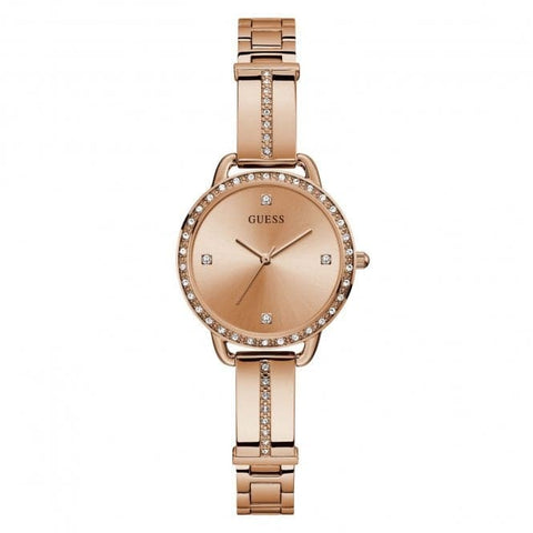 Orologio da donna in acciaio inossidabile oro rosa GW0022L3